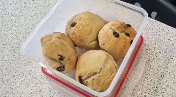 A photo of some Scones baked by students during Global Cooking Club.