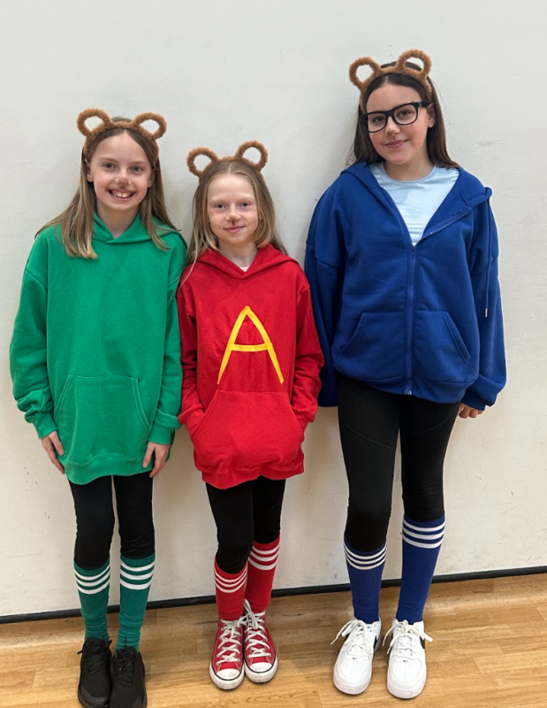 Students dressed up for World Book Day 2025