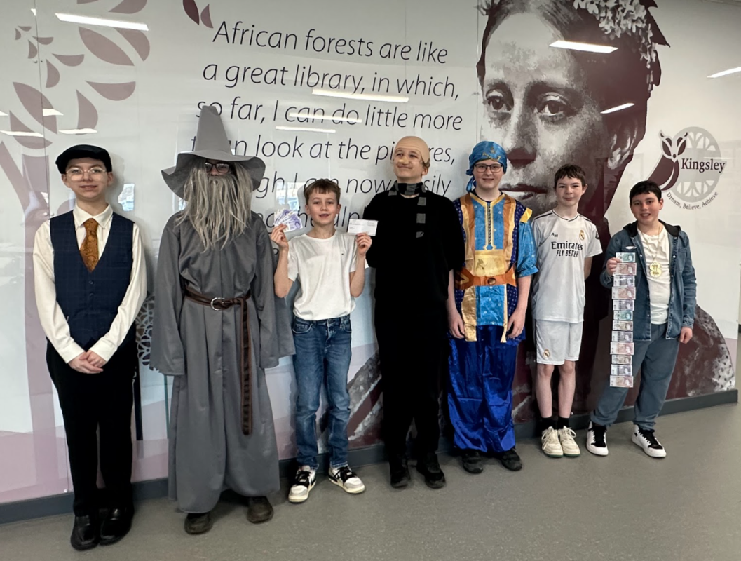 Students dressed up for World Book Day 2025