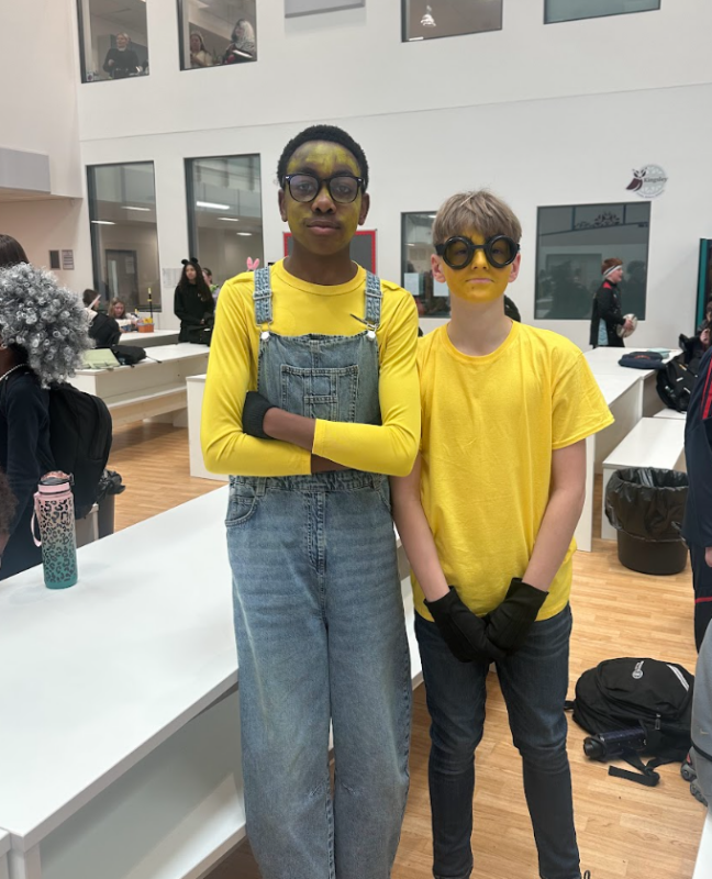 Students dressed up for World Book Day 2025